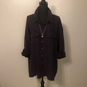 Oversized layering shirt *FREE NECKLACE INCLUDED*